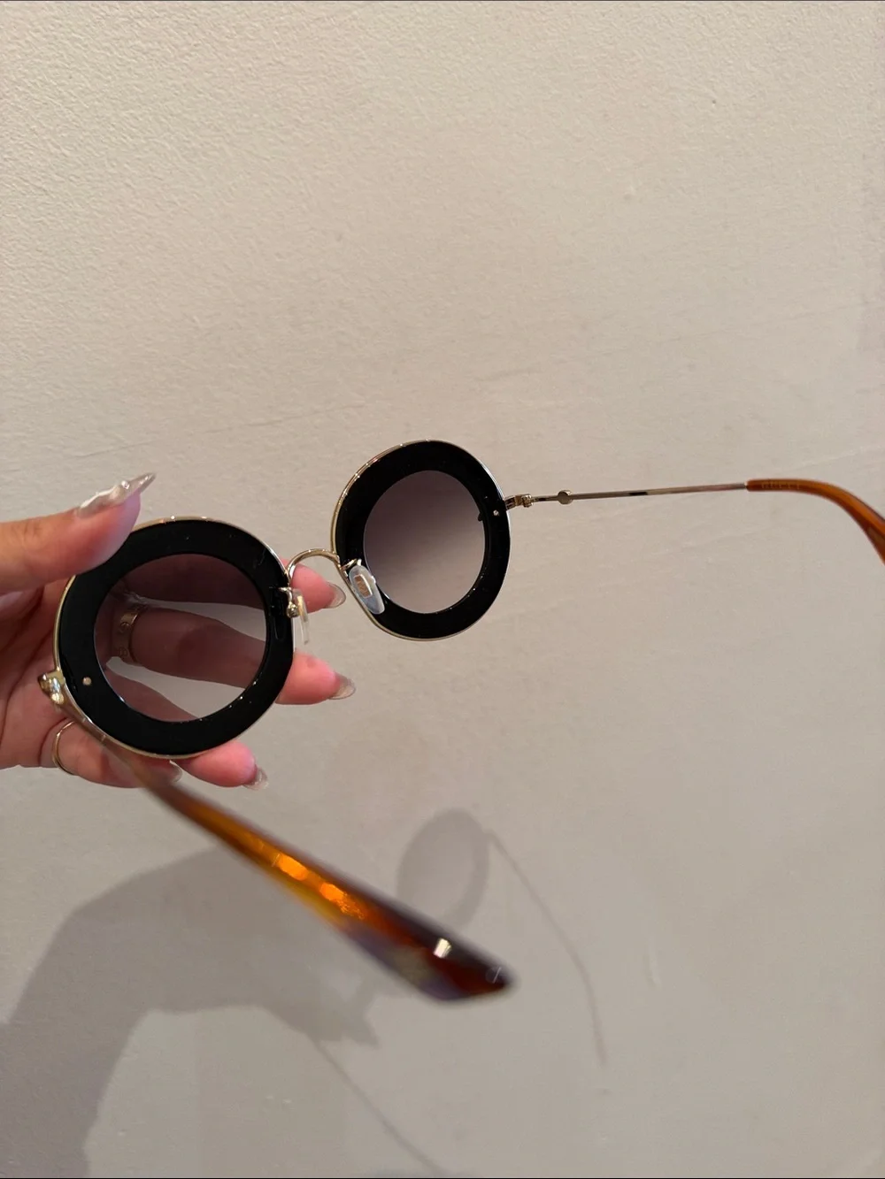 Gucci l'aveugle par amour iconic round sunglasses *